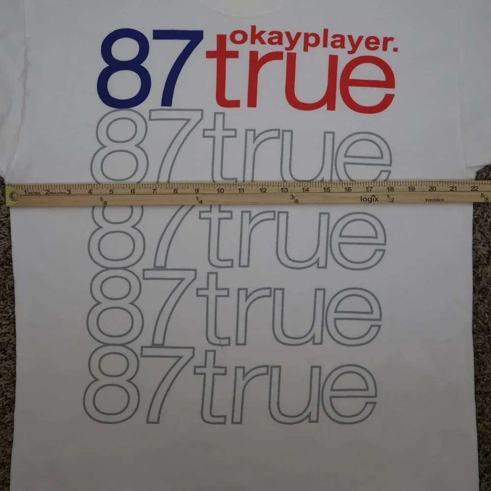 Vintage Y2K Okayplayer 87 True‎ Questlove Hip Hop Media Shirt White XL 22x27